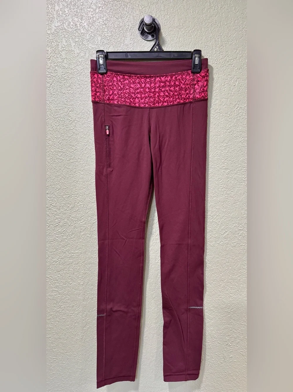 lululemon Maroon Leggings Size 4